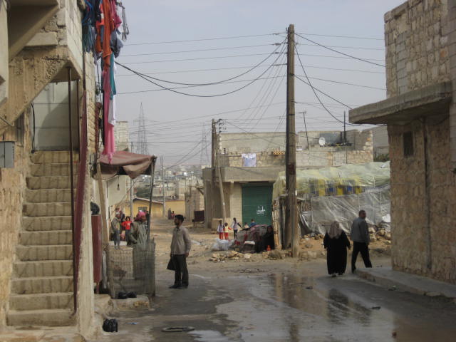 Example of informal settlement in Haidarieh, Aleppo (Syria)